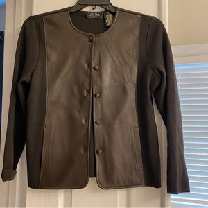 Dana Buckman Sweater Jacket - Size Petite Medium